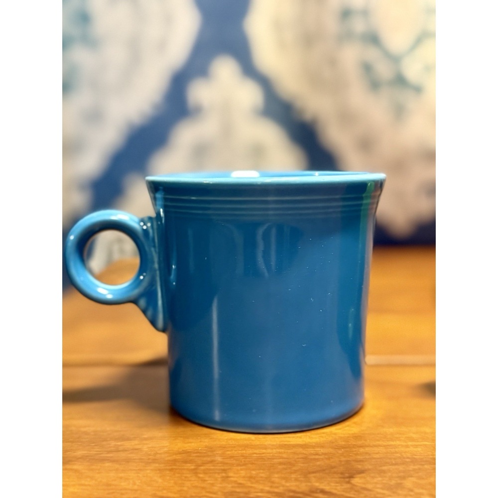 Fiestaware~4 Mugs Blue And Green